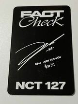 NCT 127 Fact Check Exhibit ver. ヘチャン　5thアルバム　イリチル　トレカあり　セット_画像3