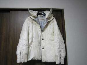 used!エルマンノ　シェルヴィーノ　ERMANNO　SCERVINO　アイボリー　ジャンパー　44