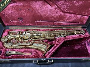 H.SELMER TENOR SAX Super Action 80　SerieⅡ　ゴールドラッカー仕上げ　　中古　ジャンク