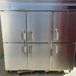 ◎条件満たせば送料無料◎ホシザキ 冷凍冷蔵庫 HRF-180AF◎2019年製◎6ドア 2冷凍4冷蔵庫◎単相100V◎W1800×D800×H1910㎜◎ AA396-2の画像2