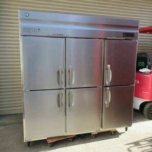 ◎条件満たせば送料無料◎ホシザキ 冷凍冷蔵庫 HRF-180AF◎2019年製◎6ドア 2冷凍4冷蔵庫◎単相100V◎W1800×D800×H1910㎜◎ AA396-2の画像1