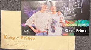 King & Prince 会報23号 1枚 ファンクラブ会員限定 キンプリ FC会員 King&Prince 2人 れんかい