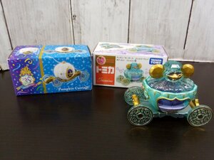 ディズニー 《未開封品あり》TDR トミカ 2点 ジュエリーウェイ ポティロン ジャスミン姫 かぼちゃの馬車 9B16 【60】