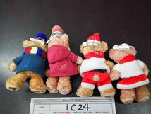 ディズニー TDR ダッフィー シェリーメイ ぬいぐるみバッジ 4点 クリスマス ウィンター 1C24 【60】_画像4