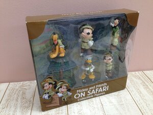 ◇ディズニー 《未開封品》ミッキー＆フレンズ フィギュア ON SAFARI コレクタブルフィギュア 1M30 【80】