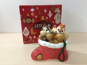 ディズニー ストア チップとデール ワンダーランド クリスマス LEDライト フィギュア 1A41 【80】