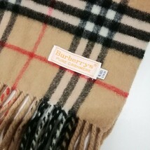 Burberrys バーバリー マフラー ストール 茶系 ノバチェック柄 PURE CASHMERE_画像2