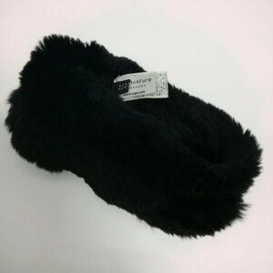 BARNEYS NEW YORK バーニーズニューヨーク Stretch Fur スヌード マフラー ストール 茶系 ファー 毛皮