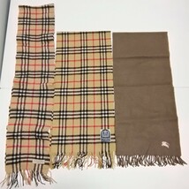 BURBERRY Burberrys マフラー ストール ブランケット 大量セット まとめて カシミア ウール等 ノバチェック柄_画像7