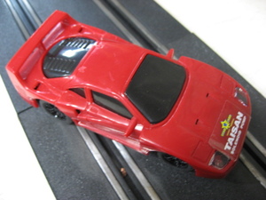 スロットカー　チェリコ　ビッグレーサー　1/43　フェラーリ　F40　赤　改