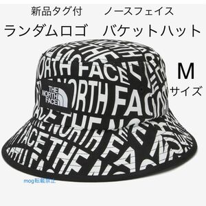 新品　Mサイズ【ランダムロゴ】ノースフェイス バケットハット　日本未発売　THE NORTH FACE