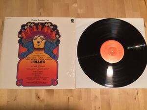 【シュリンク付LP】Follies Original Cast Recording (SO-761) / HAROLD PRINCE / Stephen Sondheim / 70年US盤美品