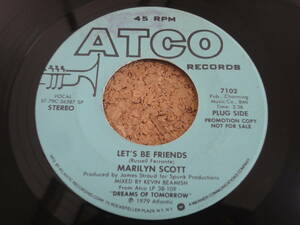 試聴可♪オリジナル！Marilyn Scott / Let’s Be Friends / レアな7インチ / フリーソウル / FUNK45 / MURO / オルガンバー サバービア