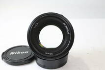 ニコン Nikon AF NIKKOR 50mm F1.4 単焦点レンズ (S313)_画像3