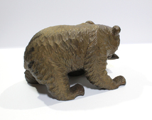 木彫り熊 北海道 民芸品/工芸品 熊の木彫り 置物　クマ くま 木彫　熊　中古 ya0634_画像6