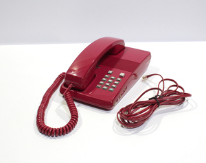  Showa Retro NTT telephone machine 800-2P [ vertical ] push type fixation telephone consumer electronics used yf1131