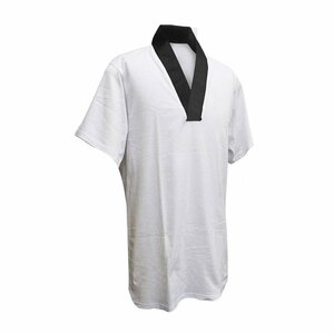 ■紳士用 和装肌着■ 綿 Tシャツ半襦袢 半袖 Ｌサイズ ot-101（１黒）