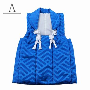 # three -years old for . cloth coat # man . weave pattern entering hif coat length 49cm three -years old 3 -years old hd-107 (A.) [ The Seven-Five-Three Festival man ]