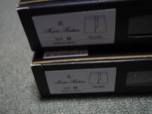 未使用保管品ブルックスブラザーズ トランクス２枚M タンブル乾燥機対応チェック柄&ストライプ柄日本製_画像3