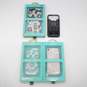 kate spade New York Kate Spade iPhone iPhone smartphone case cover floral print flower clear black white set tp-23x1131