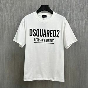 新品 サイズXXL ディースクエアード DSQUARED2 Tシャツ シャツ 半袖シャツ ロゴシャツ プリントTシャツ 