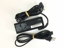 SONY純正 10.5V-3.8A ×1個 VGP-AC10V9/VGP-AC10V10 40W USBポート付 VAIO Pro 11/13等適合 電源ケーブル付 中古 動作保証 【送料無料】_画像1