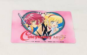 [B][8863-E]** [ unused goods ]50 frequency telephone card telephone card anime Cutie Honey F. month honey present condition goods **