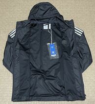 adidas・ORIGINALS 3 Stripes Windbreaker アディダス オリジナルス 3ストライプス ウインドブレーカー・L サイズ・新品_画像4