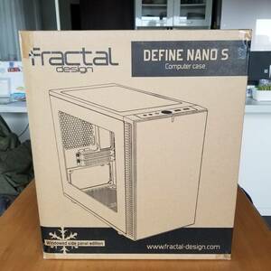 Fractal Design Define Nano S - Black - Window version mini tower type PC case CS6034 FD-CA-DEF-NANO-S-BK-W control No.584