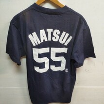 マジェスティックニューヨークヤンキースTシャツ松井秀喜 メジャーリーグLサイズ【ネコポス】_画像4