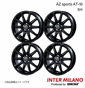 INTER MILANO/インターミラノ AZ sports AT-10 カローラクロス 10系 純正INSET:35 ホイール 4本 【17×7.0J 5-114.3 INSET38 ブラック】