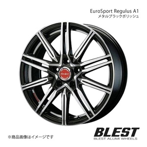 EuroSport Regulus A1 プリウス 20系 アルミホイール 1本 【17×6.5J 5-100 +45 メタルブラックポリッシュ】