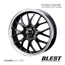 EuroSport Type 805 ベリーサ DC5 アルミホイール 1本 【17×7.0J 4-100 +42 セミグロススブラック(SGB)】_画像1