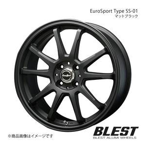 EuroSport Type SS-01 オッティ H91W アルミホイール 1本 【15×5.0J 4-100 +45 マットブラック】