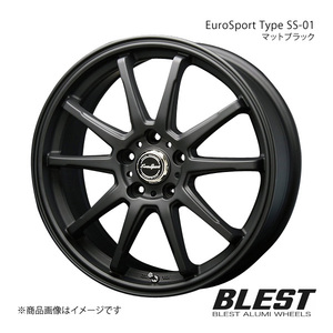 EuroSport Type SS-01 インプレッサ GH アルミホイール 1本 【17×7.0J 5-100 +45 マットブラック】