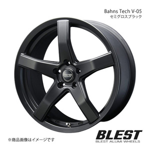 Bahns Tech V-05 クラウン 210系 アスリート アルミホイール 1本 【18×8.0J 5-114.3 +38 セミグロスブラック】