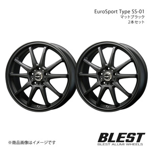 EuroSport Type SS-01 フォレスター SH5 アルミホイール 2本セット 【17×7.0J 5-100 +45 マットブラック】