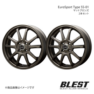 EuroSport Type SS-01 ブーンルミナス M500系 アルミホイール 2本セット 【17×7.0J 4-100 +45 マットブロンズ】