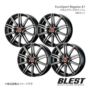 EuroSport Regulus A1 フィットハイブリッド GP5 アルミホイール 4本セット 【16×6.0J 4-100 +48 メタルブラックポリッシュ】