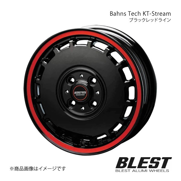 Bahns Tech KT-Stream ソリオ MA15S アルミホイール 1本 【14×4.5J 4-100 +45 ブラックレッドライン】