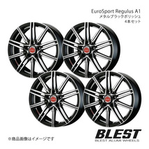 EuroSport Regulus A1 ミラ ココア L600 アルミホイール 4本セット 【16×5.0J 4-100 +45 メタルブラックポリッシュ】_画像1