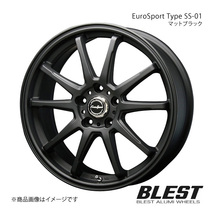 EuroSport Type SS-01 ウィッシュ 10系 Z アルミホイール 1本 【17×7.0J 5-100 +45 マットブラック】_画像1