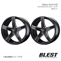 Bahns Tech V-05 クロスロード RT1/2/3/4 アルミホイール 2本セット 【19×7.5J 5-114.3 +50 セミグロスブラックミーリング】_画像1