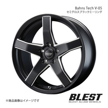 Bahns Tech V-05 エスクァイア 80系 アルミホイール 1本 【19×7.5J 5-114.3 +50 セミグロスブラックミーリング】_画像1