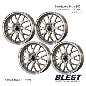 EuroSport Type 805 オッティ H91W アルミホイール 4本セット 【15×5.0J 4-100 +45 アンティークブロンズ(ABR)】