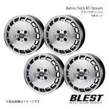 Bahns Tech KT-Stream eKカスタム B11W アルミホイール 4本セット 【14×4.5J 4-100 +45 ブラックポリッシュ】_画像1