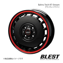 Bahns Tech KT-Stream ピノ 24 アルミホイール 1本 【12×4.0B 4-100 +43 ブラックレッドライン】_画像1