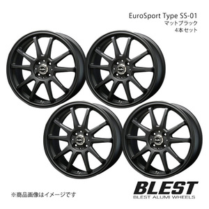 EuroSport Type SS-01 デリカD：2 CV4W/5W アルミホイール 4本セット 【15×5.0J 4-100 +45 マットブラック】