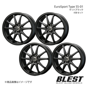 EuroSport Type SS-01 フォレスター SH5 アルミホイール 4本セット 【17×7.0J 5-100 +45 マットブラック】