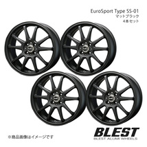 EuroSport Type SS-01 ブーンルミナス M500系 アルミホイール 4本セット 【16×6.0J 4-100 +40 マットブラック】_画像1